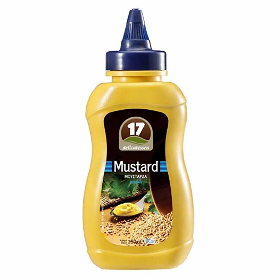 17 Delicatessen Μουστάρδα Απαλή 250γρ.