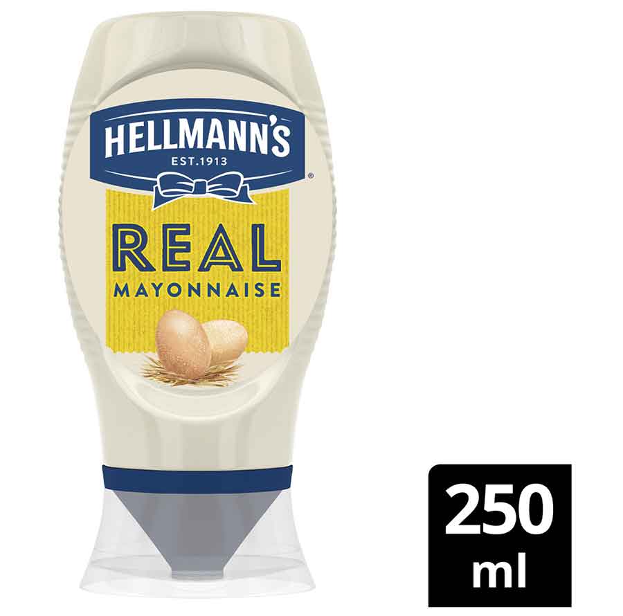 Hellmann's Μαγιονέζα Real Top Down 250ml.