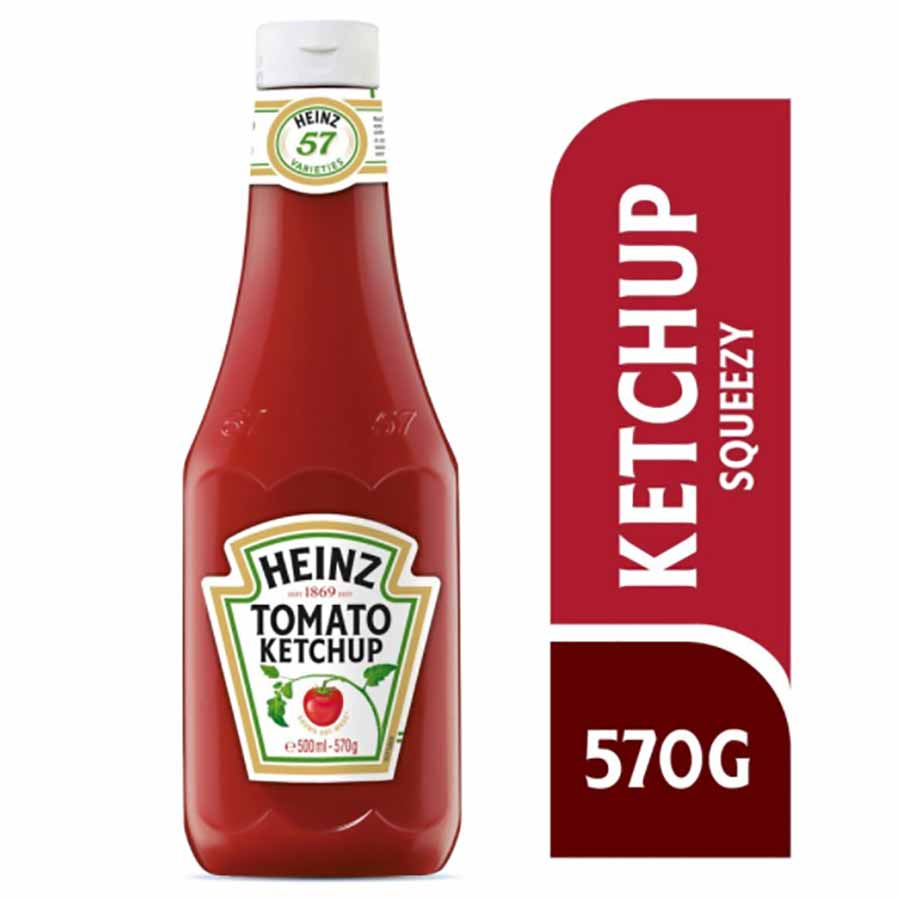 Heinz Κέτσαπ Squeezy 570γρ.