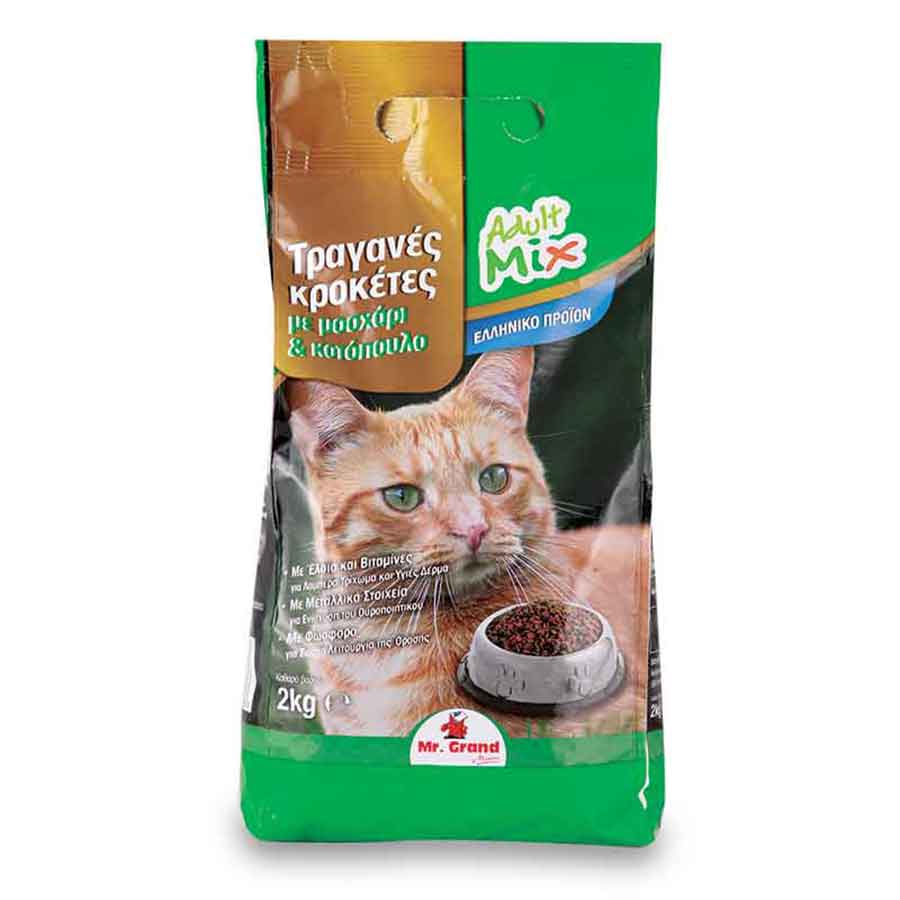 MrGrand Ξηρά Γατοτροφή Adult Mix 2kg.