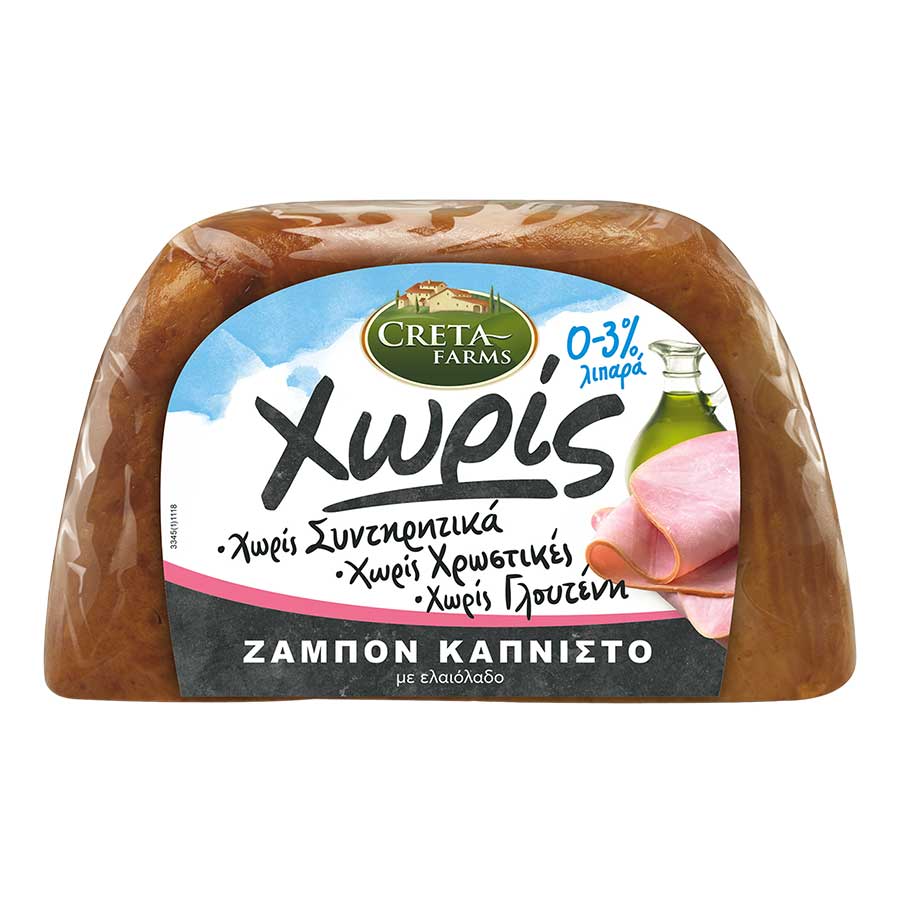 Creta Farms "Χωρίς" Ζαμπόν Καπνιστό