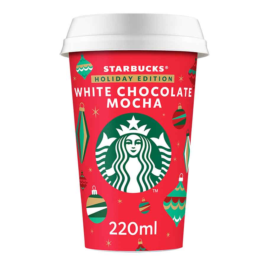Starbucks Κρύο Ρόφημα Με Καφέ White Chocolate Mocha 220ml.
