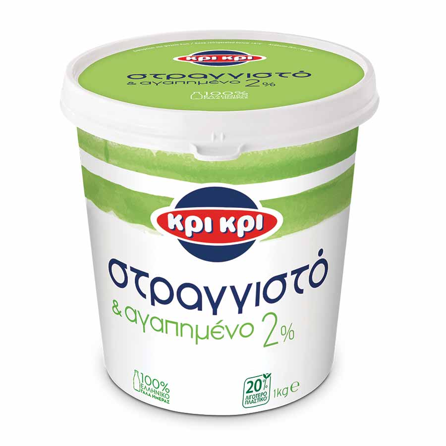 Κρι Kρι Γιαούρτι Στραγγιστό 2% Λιπαρά 1kg.