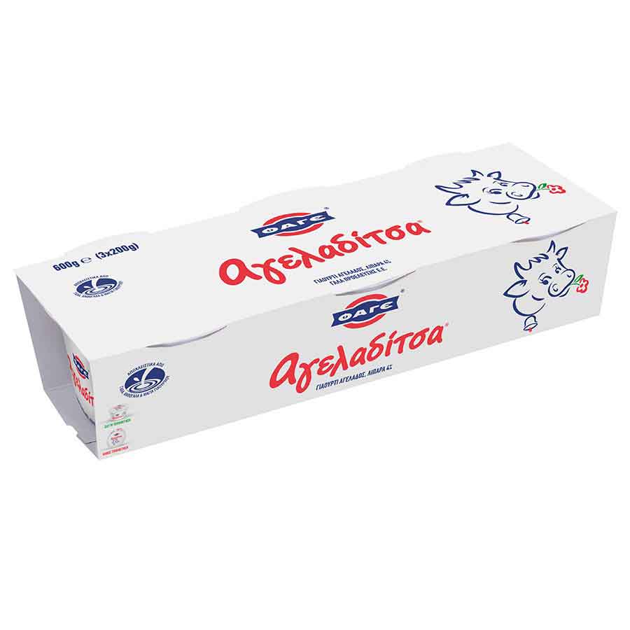 Φάγε Αγελαδίτσα Γιαούρτι 4% Λιπαρά 3x200γρ.