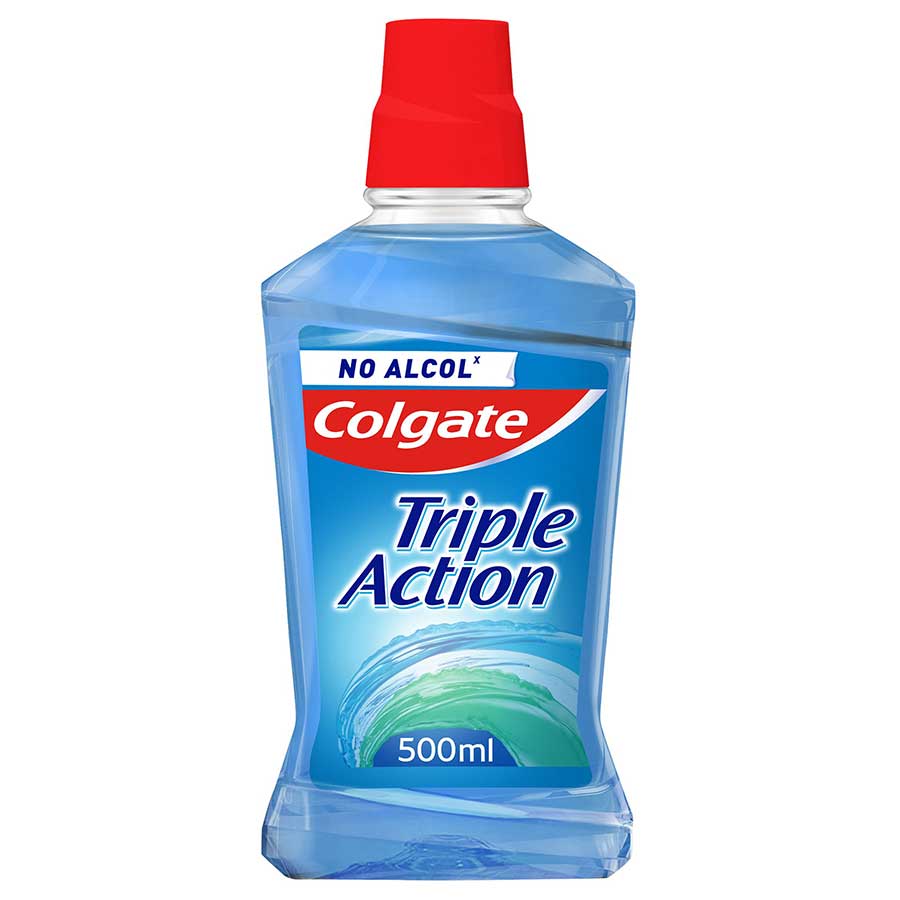 Colgate Triple Action Στοματικό Διάλυμα 500ml.