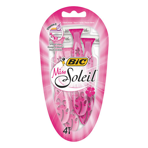 Bic Ξυραφάκια Miss Soleil 4τεμ.