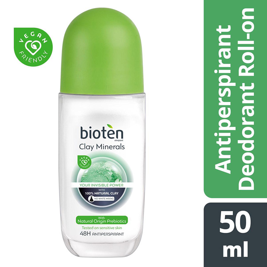 Bioten Clay Minerals Αποσμητικό Roll-On 50ml.
