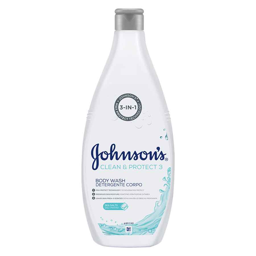 Johnson's Αφρόλουτρο Clean & Protect 3 Seasalt 750ml.