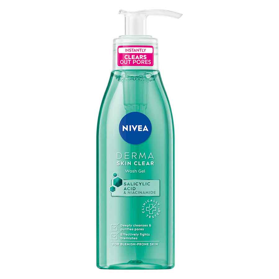 Nivea Derma Skin Gel Καθαρισμού Προσώπου Κατά Των Πόρων 150ml.