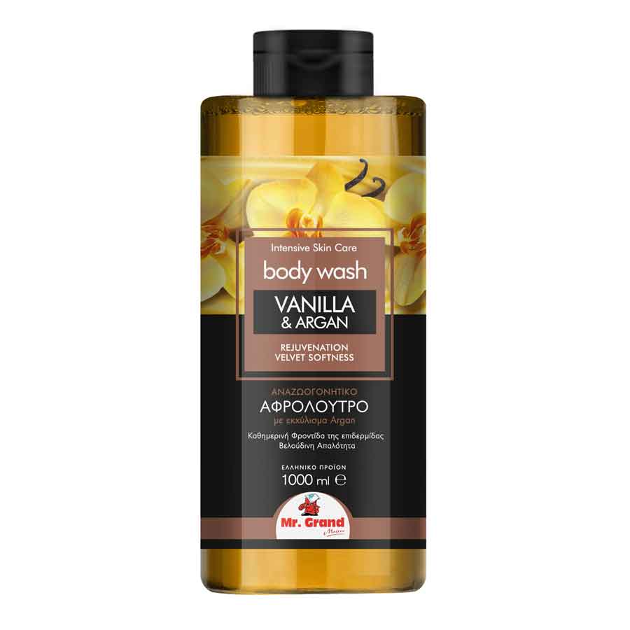 MrGrand Αφρόλουτρο Vanilla & Argan Oil 1lt.