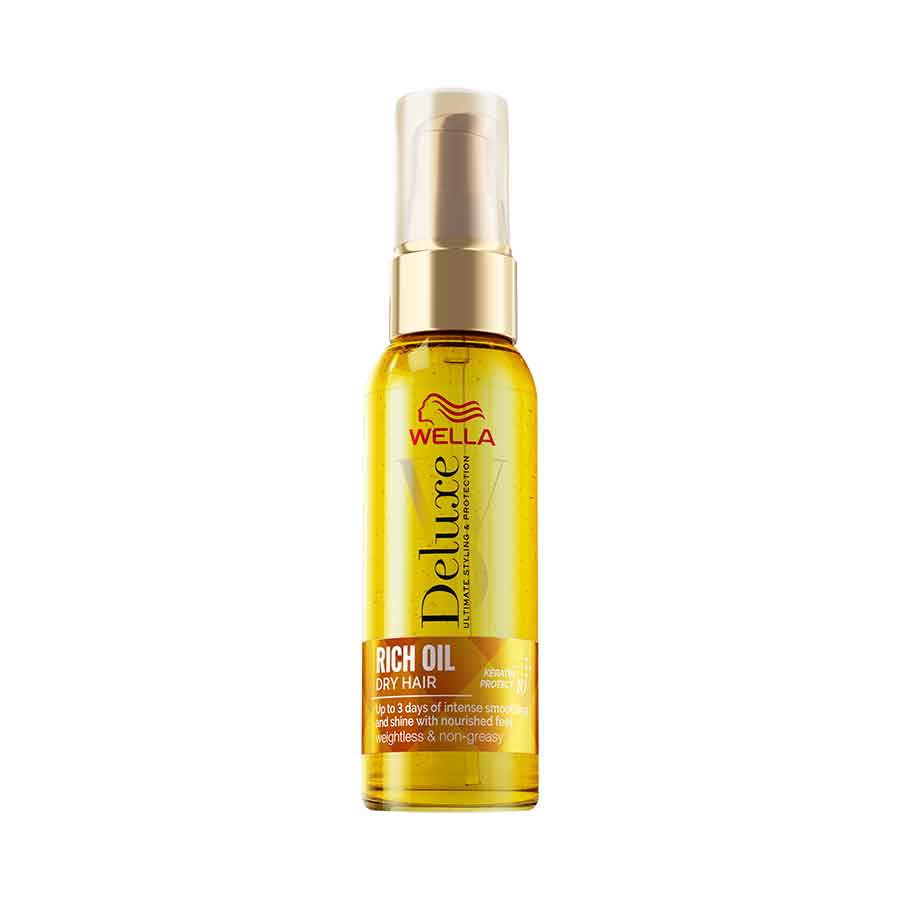 Wella Deluxe Rich Λάδι Λάμψης Μαλλιών Για Ξηρά Μαλλιά 100ml.