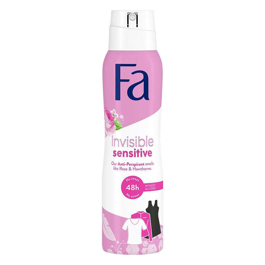 Fa Αποσμητικό Σπρέι Invinsible Sensitive 150ml.