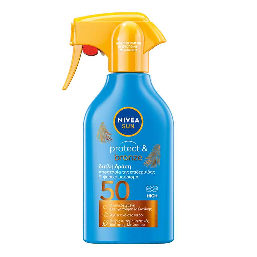 Nivea Sun Protect & Bronze Σπρέι SPF50 270ml.