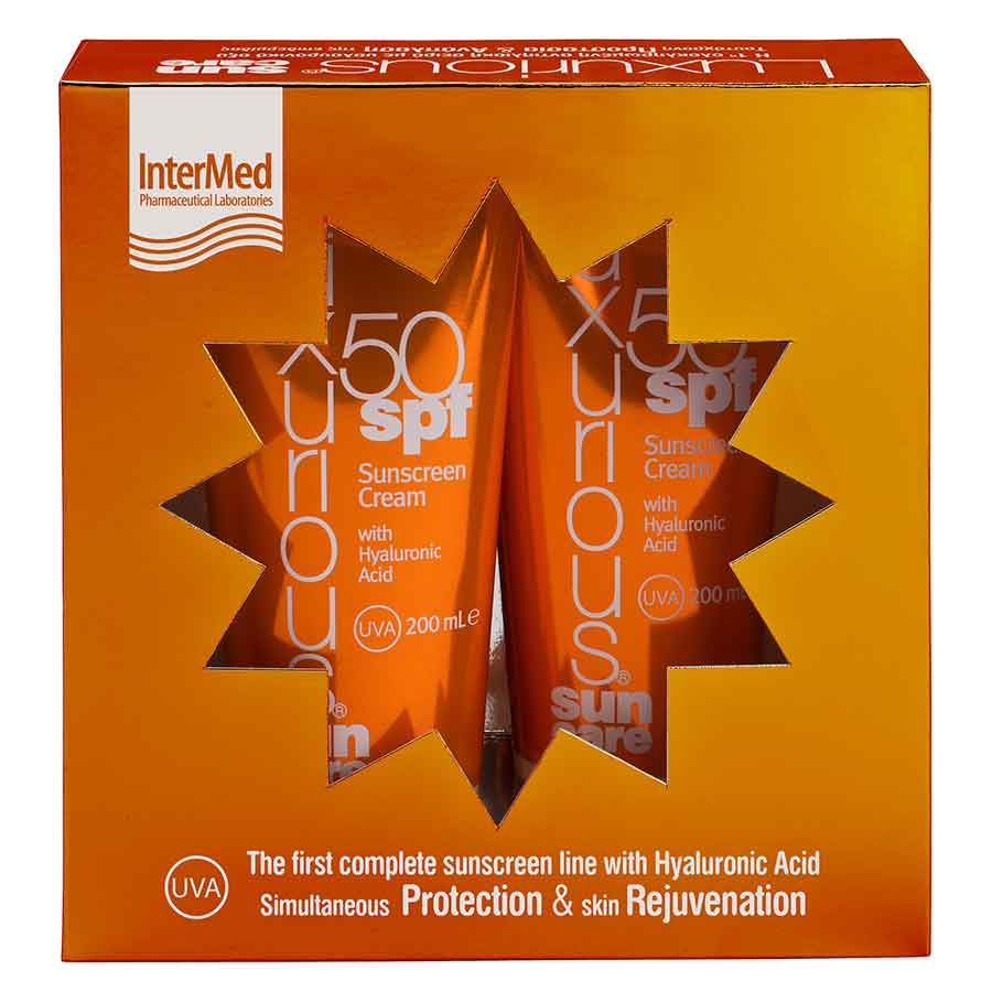 Intermed Luxurious Αντηλιακό Προσώπου SPF50 75ml. & Σώματος SPF50 200ml.