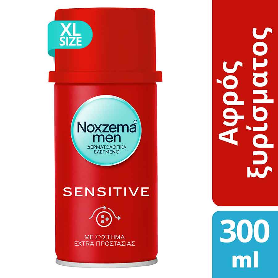 Noxzema Men Αφρός Ξυρίσματος Sensitive 300ml. 