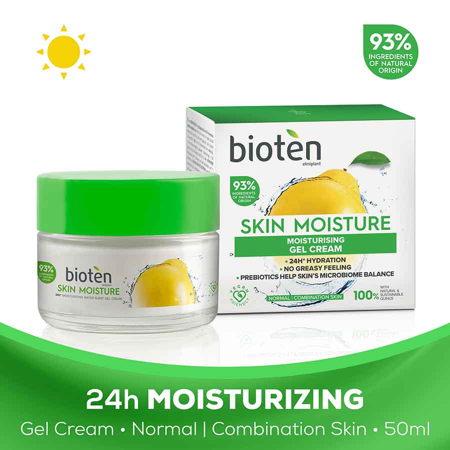 Bioten Skin Moisture Κρέμα Προσώπου 24ωρης Ενυδάτωσης Για Κανονική/Λιπαρή Επιδερμίδα 50ml.