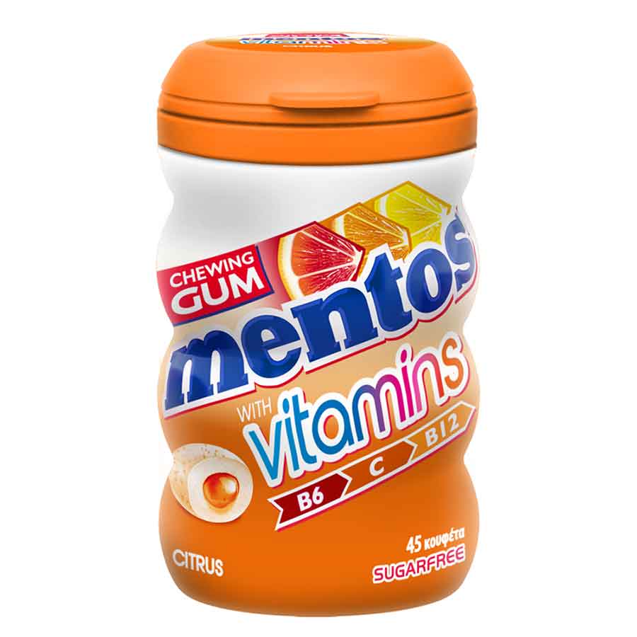 Mentos Vitamins Τσίχλες Citrus 90γρ.