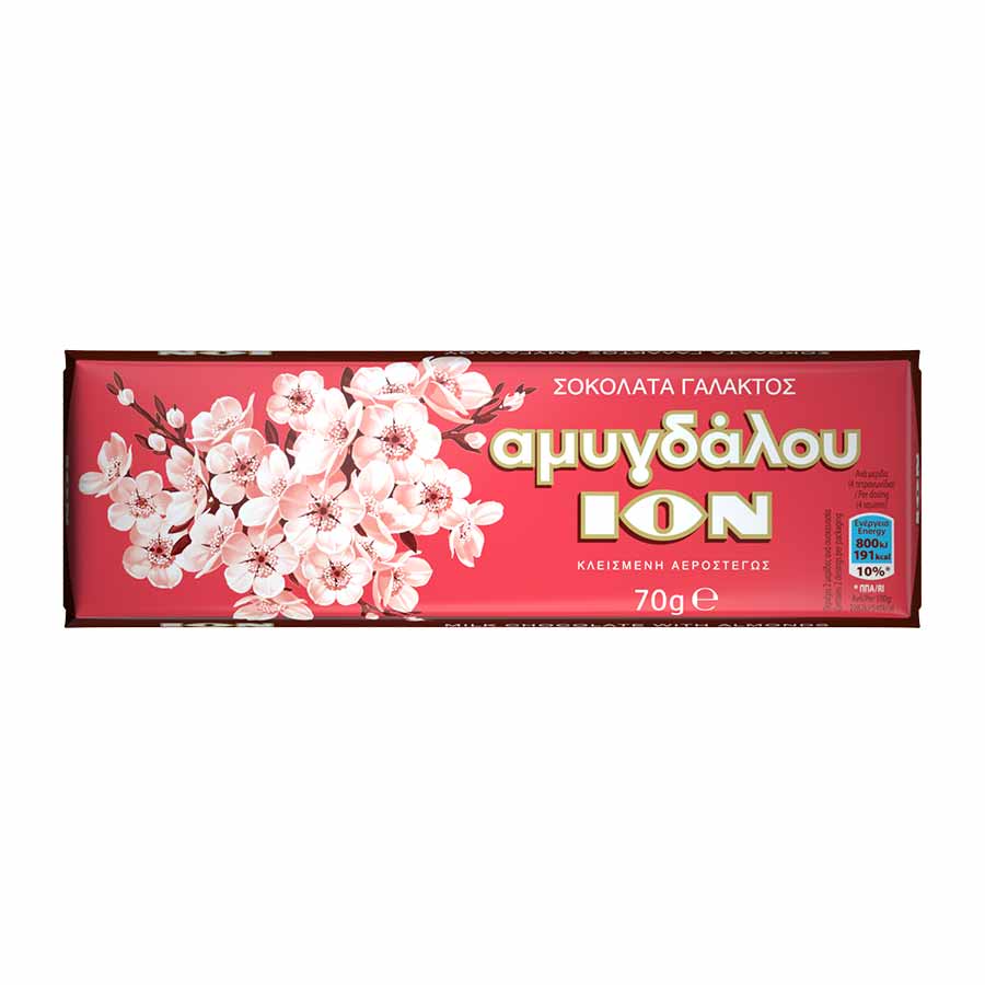 Ίον Σοκολάτα Αμυγδάλου 70γρ.