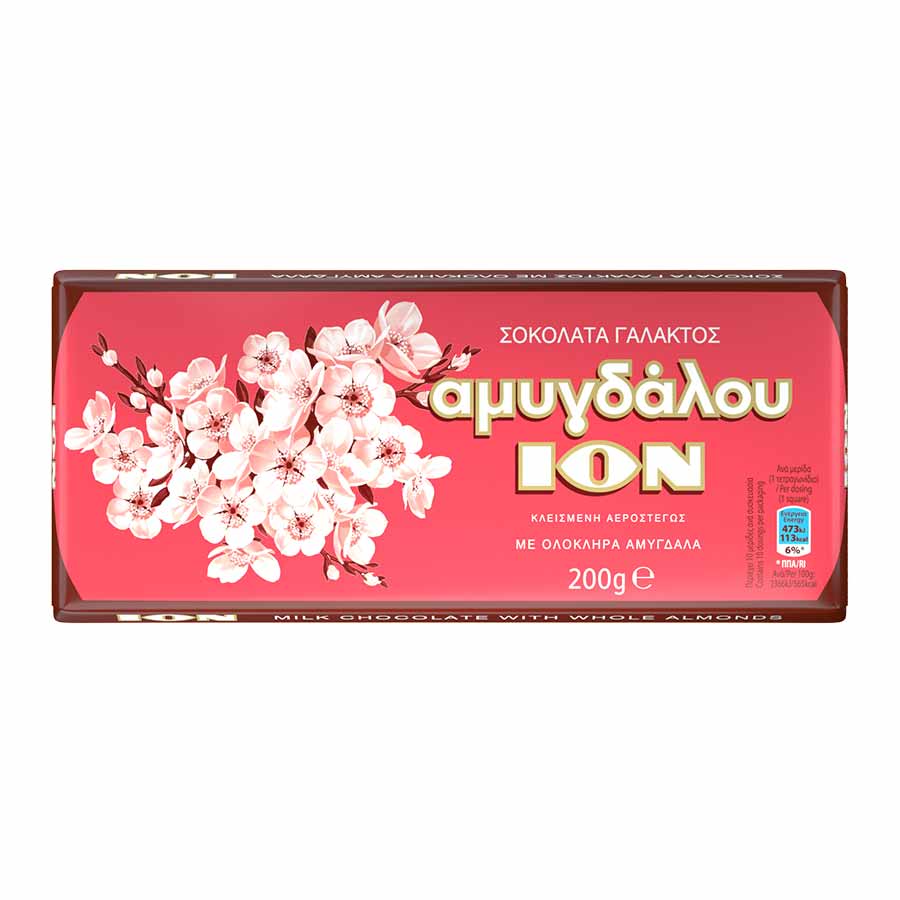 Ίον Σοκολάτα Αμυγδάλου 200γρ.