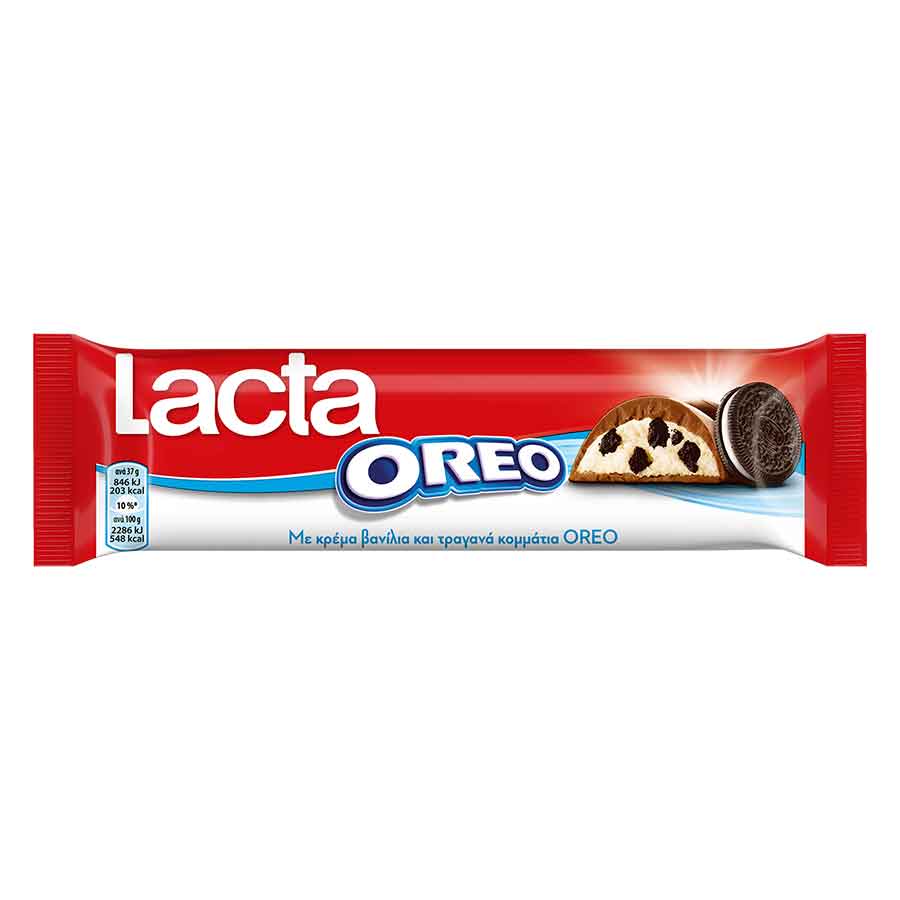Lacta Σοκολάτα Oreo Bar 37γρ.