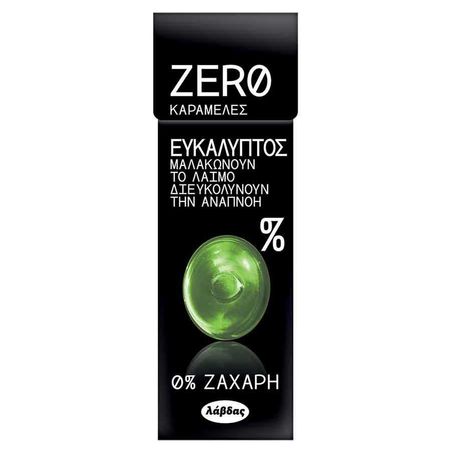 Λάβδας Zero Καραμέλες Ευκάλυπτος Χωρίς Ζάχαρη 32γρ.