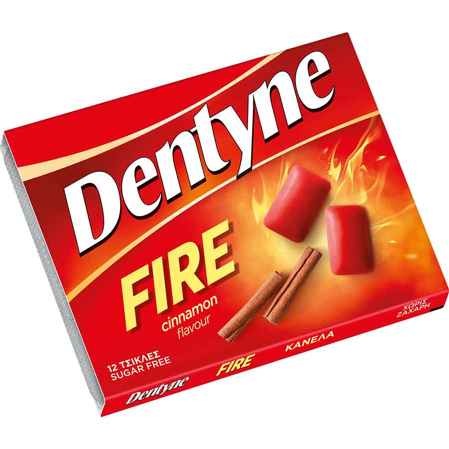Dentyne Fire Τσίχλες Κανέλα 16,8γρ.
