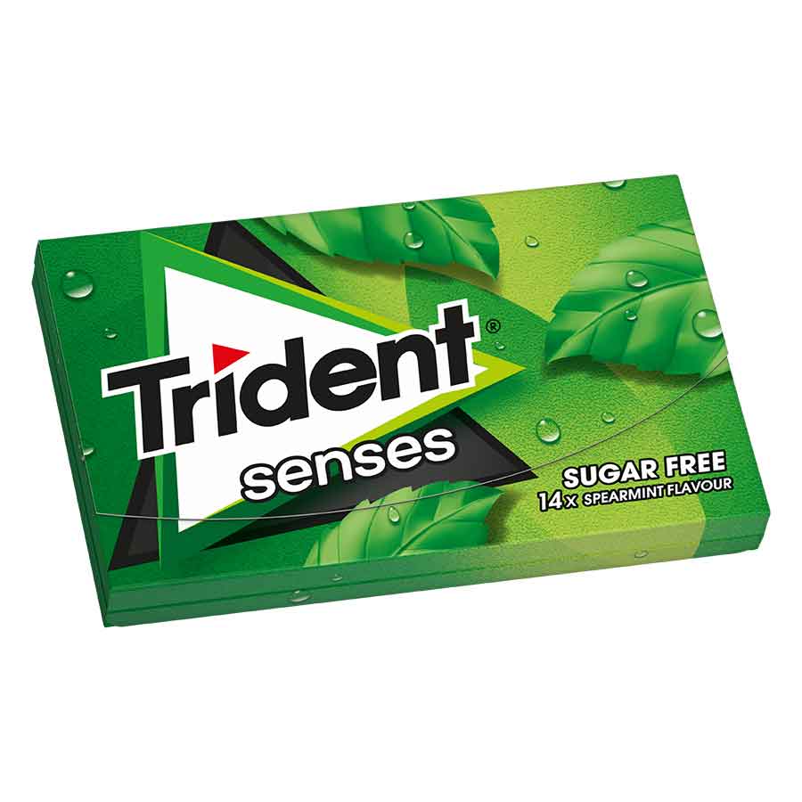 Trident Senses Τσίχλες Δυόσμος 27γρ.