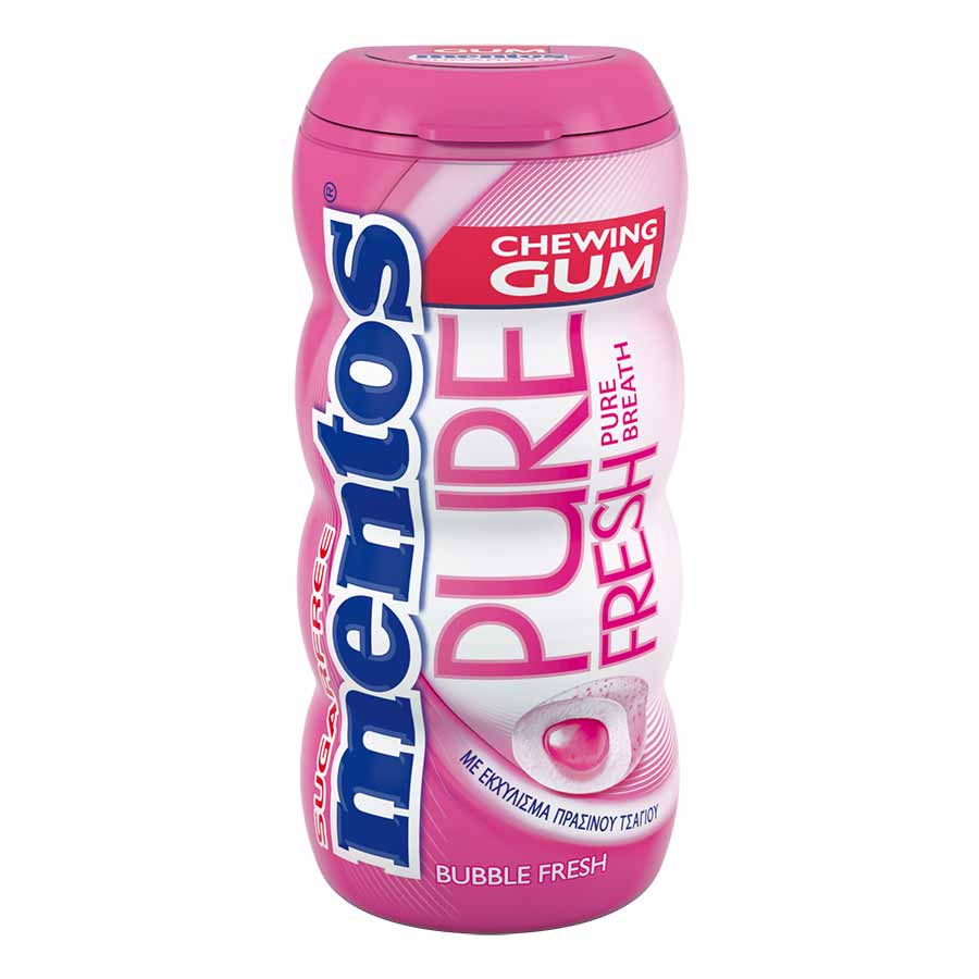 Mentos Pure Fresh Τσίχλες Bubble Fresh 28γρ.