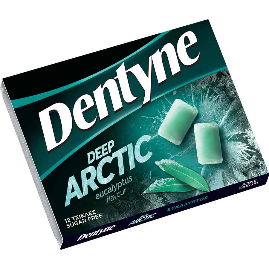 Dentyne Deep Arctic Τσίχλες Ευκάλυπτος 16,8γρ.