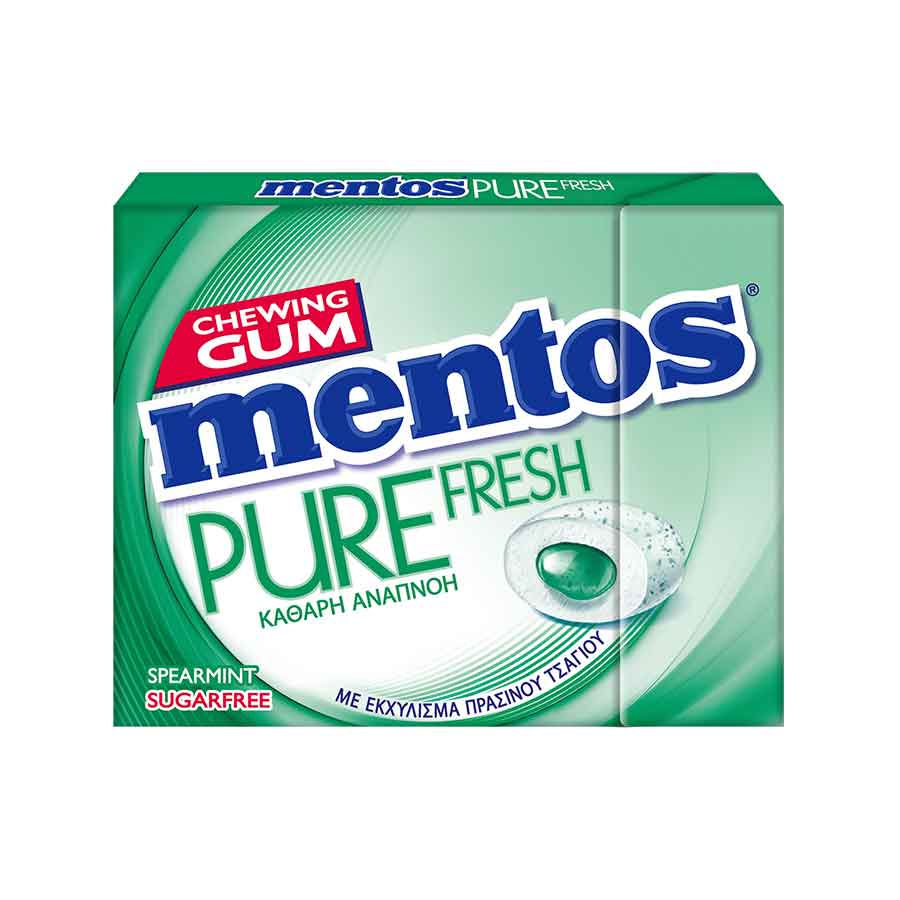 Mentos Pure Fresh Τσίχλες Δυόσμος 30γρ.