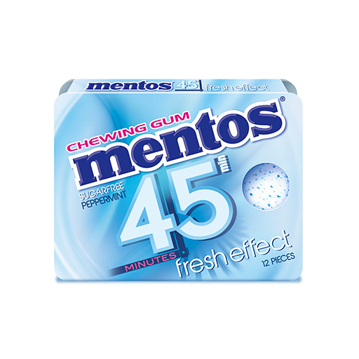 Mentos 45 Minutes Τσίχλες Μέντα 18γρ.