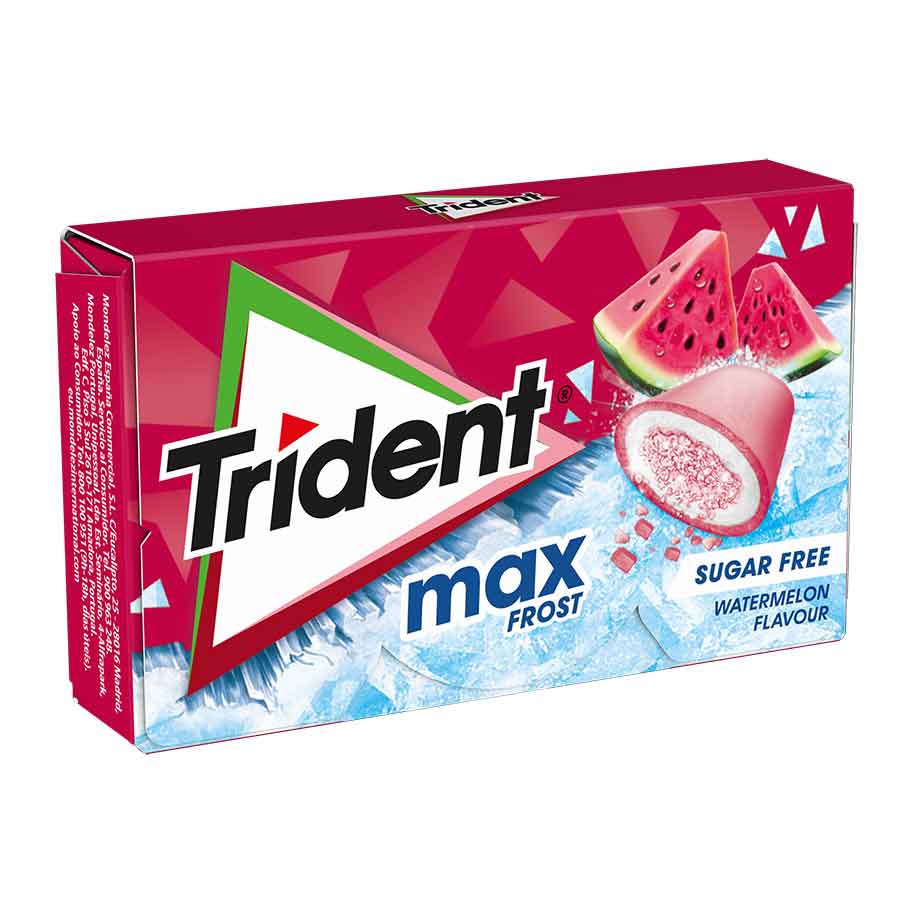 Trident Max Frost Τσίχλες Καρπούζι 20γρ. 
