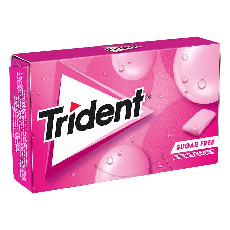 Trident Τσίχλες Bubblemint 23,8γρ.