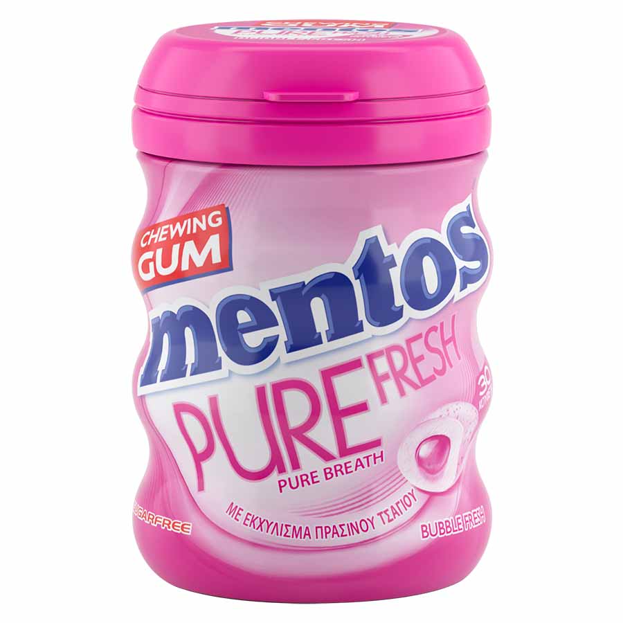 Mentos Pure Fresh Τσίχλες Bubble Fresh 60γρ.