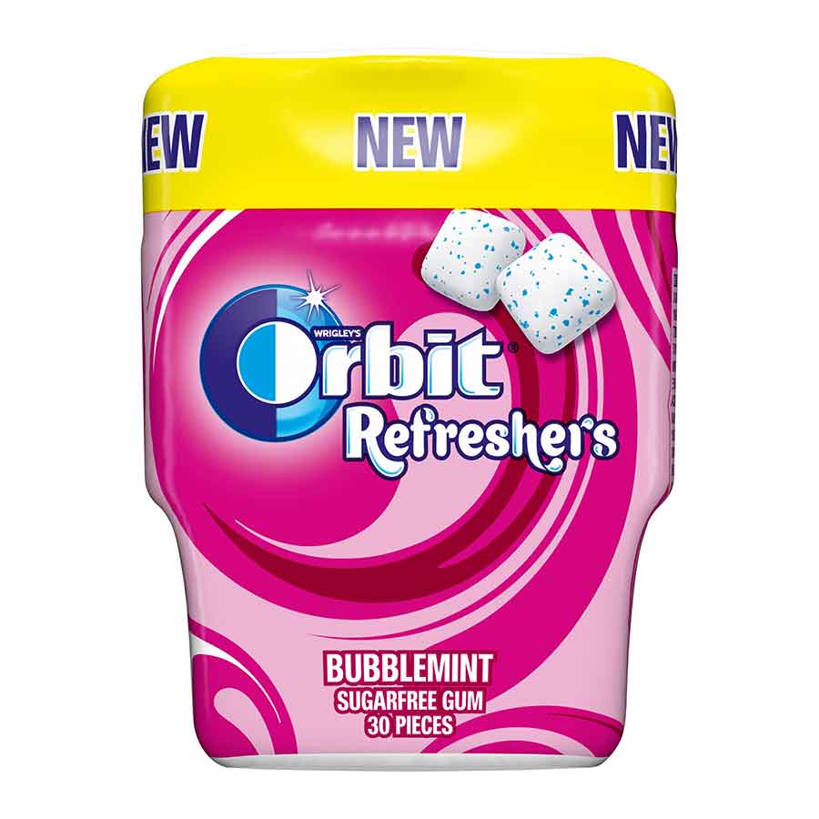 Orbit Refreshers Τσίχλες Bubblemint 67γρ.