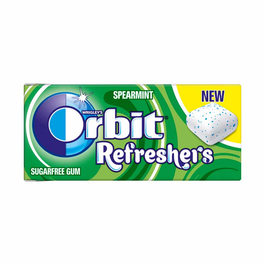 Orbit Refreshers Τσίχλες Δύοσμος 15,6γρ.