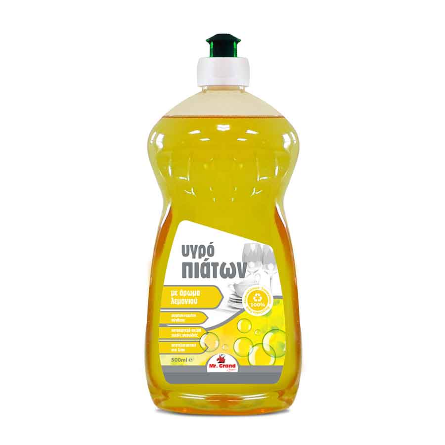MrGrand Υγρό Πιάτων Λεμόνι 500ml.