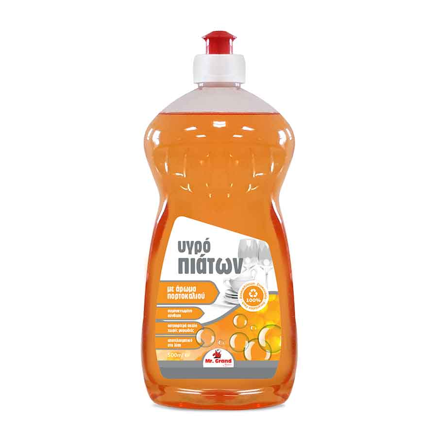MrGrand Υγρό Πιάτων Πορτοκάλι 500ml. 