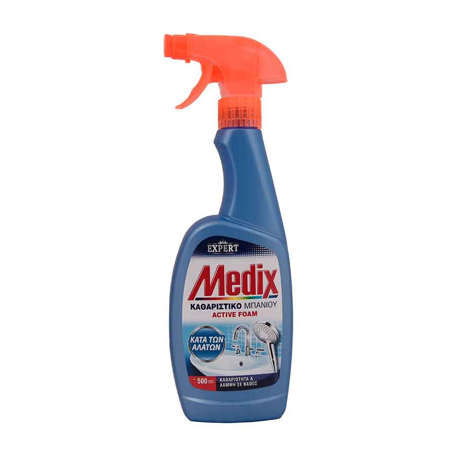 Medix Expert Καθαριστικό Μπάνιου Σπρέι Active Foam 500ml.