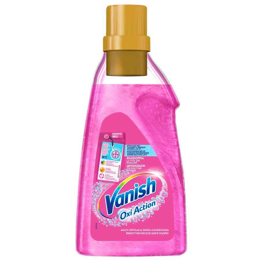 Vanish Oxi Action Gel Ενισχυτικό Πλύσης Pink 1,5lt.