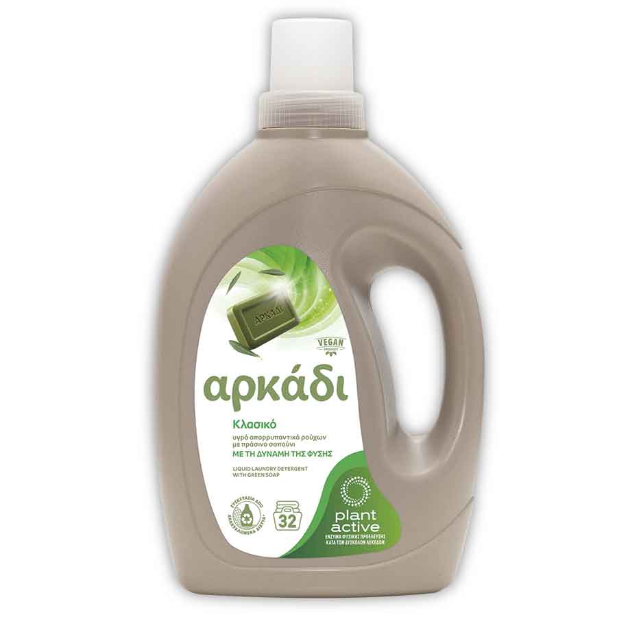 Αρκάδι Υγρό Απορρυπαντικό Πλυντηρίου Ρούχων Κλασικό 32mez. 1,45lt.
