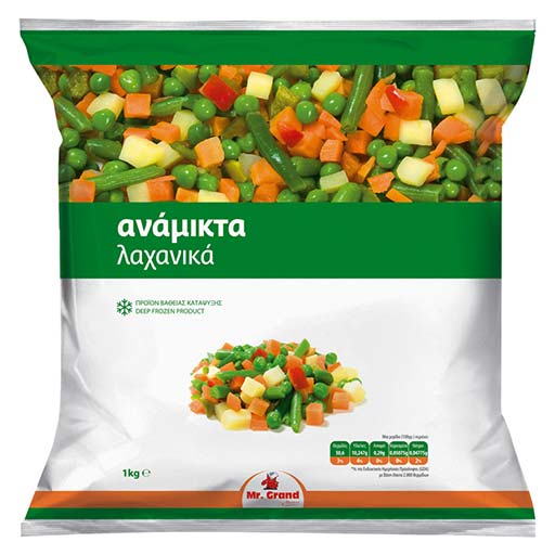 MrGrand Ανάμικτα Λαχανικά 1kg.