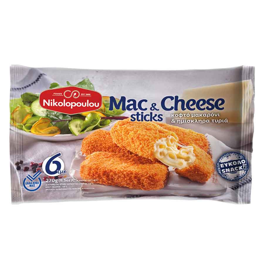 Νικολοπούλου Mac & Cheese Sticks 270γρ.