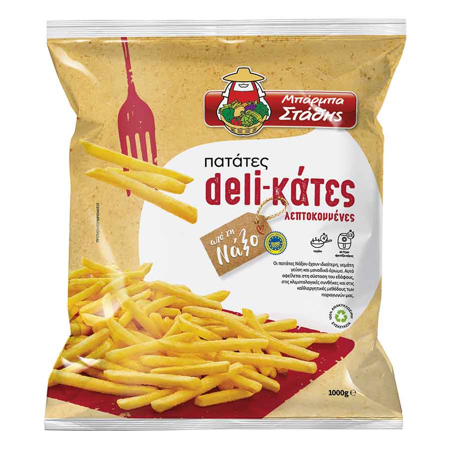 Μπάρμπα Στάθης Πατάτες Ντελικάτες 1kg.