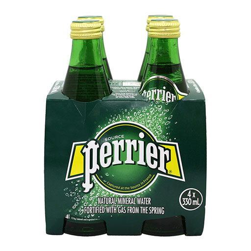 Perrier Ανθρακούχο Μεταλλικό Νερό 4x330ml. 