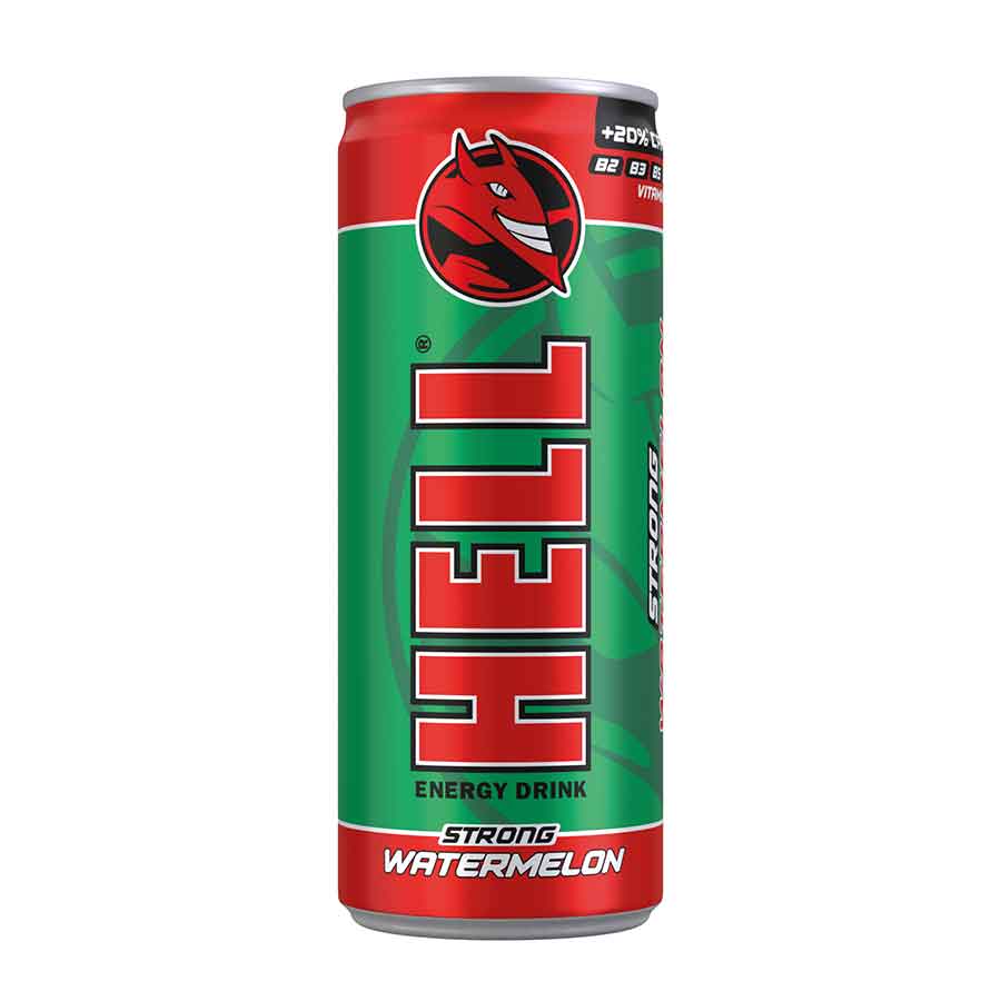 Hell Energy Drink Strong Watermelon 250ml.