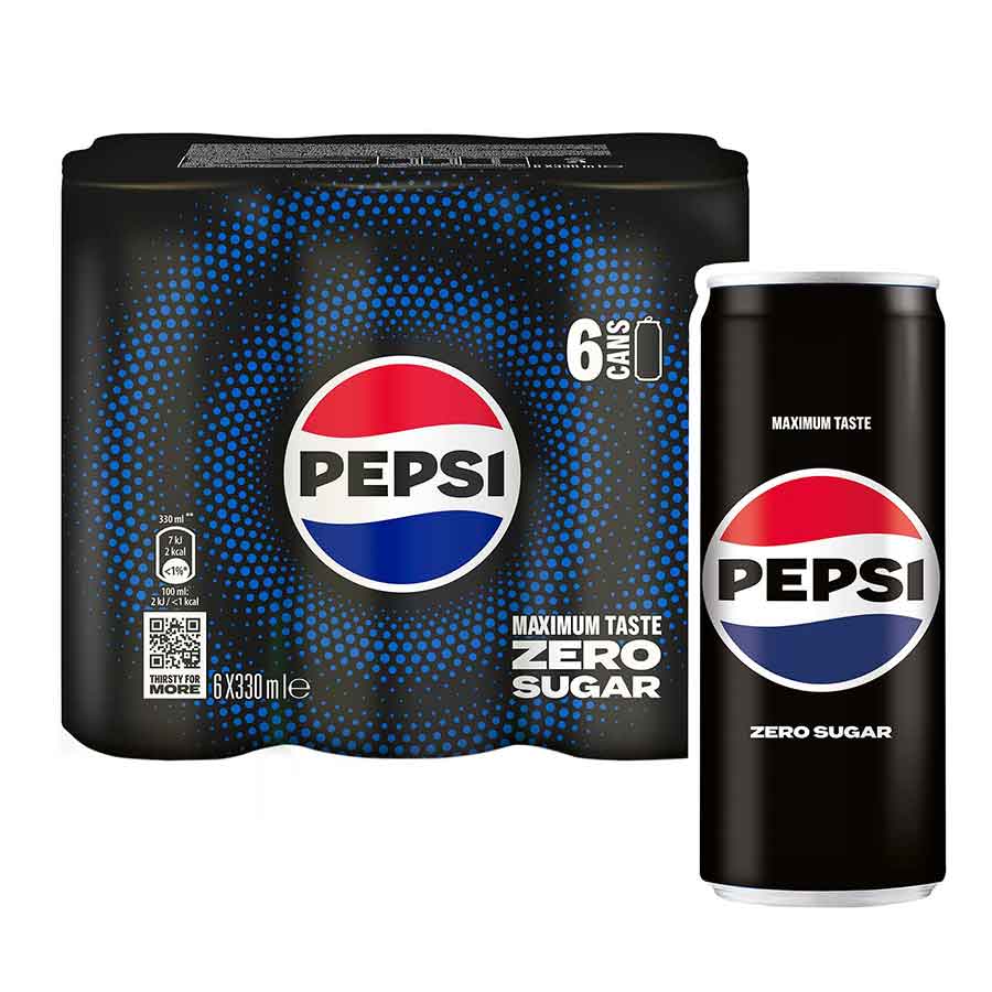 Pepsi Cola Zero 6x330ml.