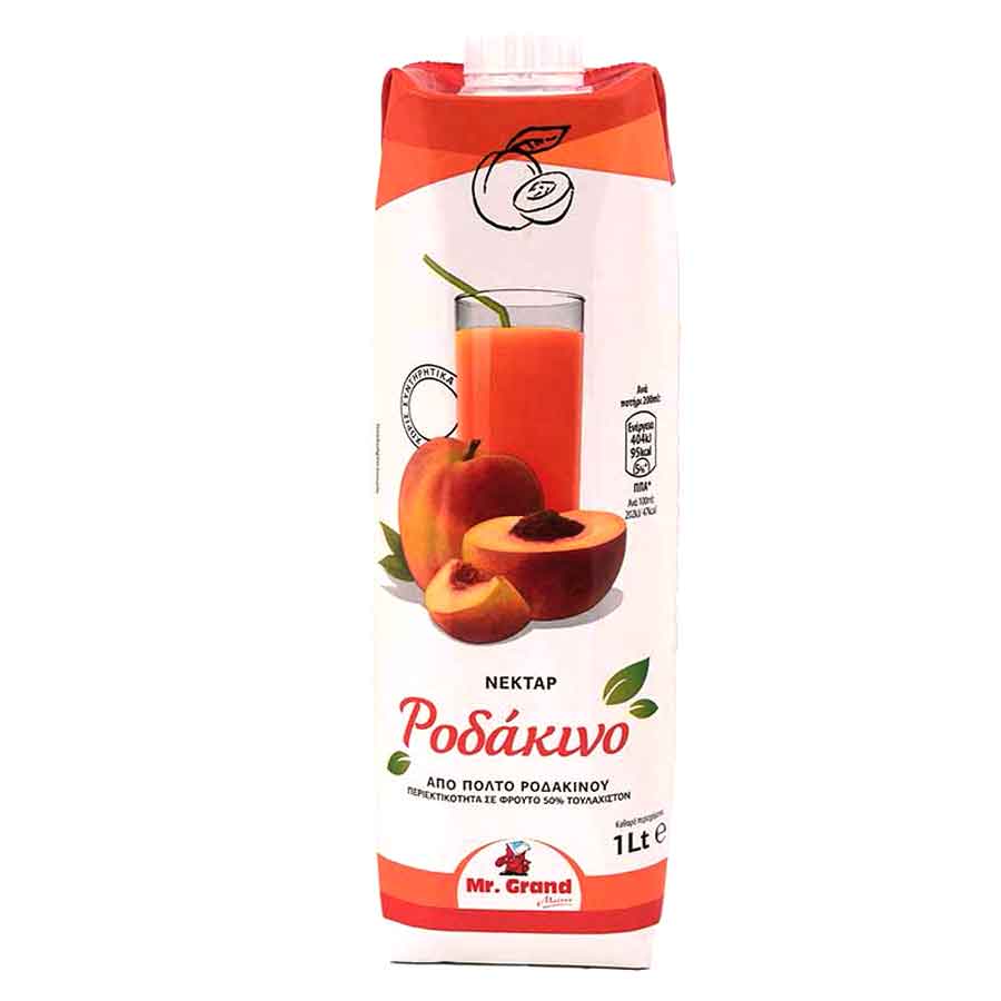 MrGrand Χυμός Νέκταρ Ροδάκινο 1lt. 