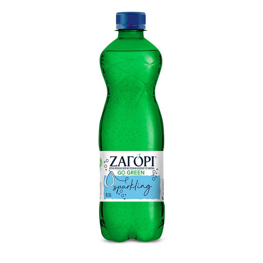 Ζαγόρι Go Green Ανθρακούχο Νερό 500ml. 