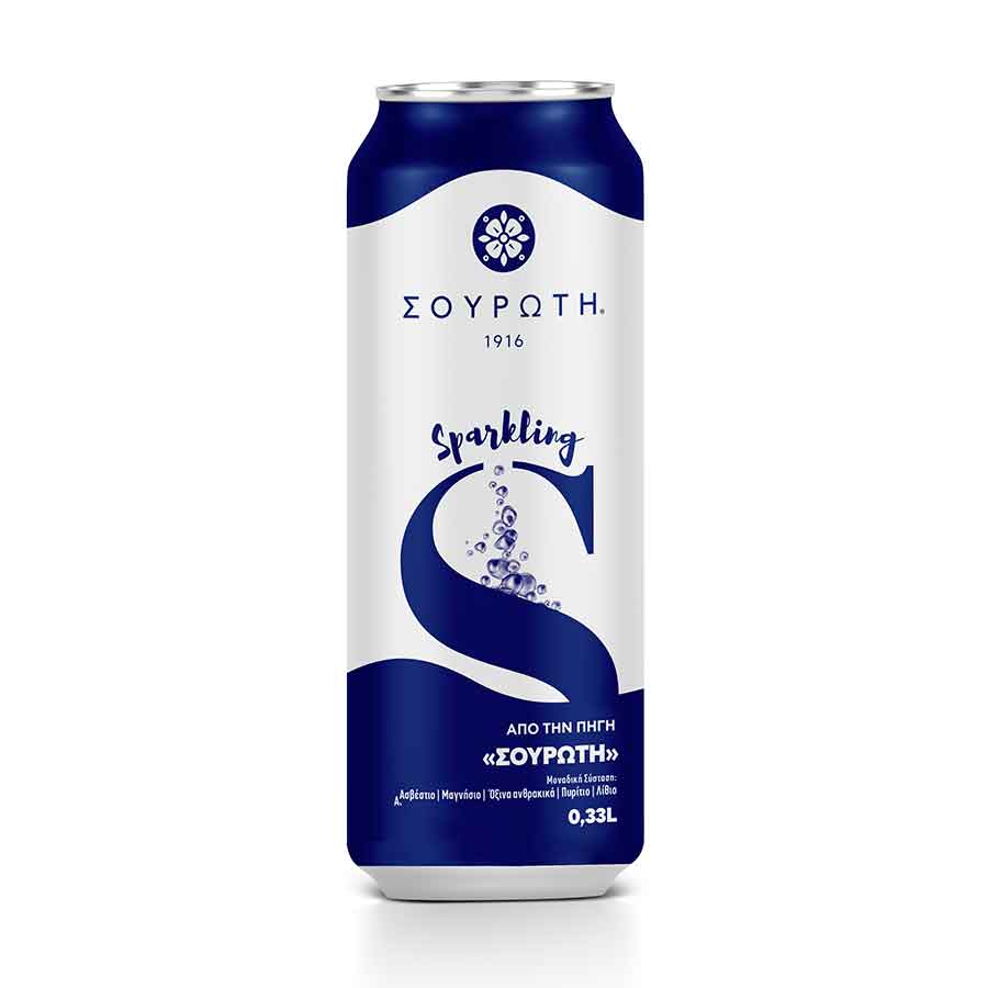 Σουρωτή Ανθρακούχο Νερό 330ml.